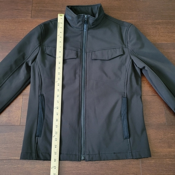 INC International Concepts Zip-Up Fleece Lined Softshell Jacket Men's S Brown - Picture 11 of 12